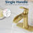 Sink Faucet With Deck Plate Waterfall With Pop Up Drain And Supply Lines Bathroom Faucets For Sink 1 Hole One Handle Faucets Vanity Bath Mixer Tap-118543554