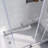 Frameless Sliding Shower Glass Door Thick Clear Tempered Glass,Heavy Duty Stainless Steel Hardwares-112513986