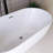 59'' Acrylic Freestanding Soaking Bathtub In Glossy White
