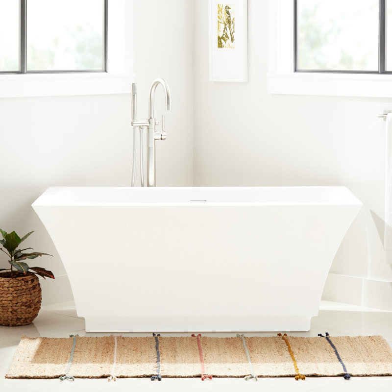 67" Leland Acrylic Freestanding Tub