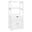 Grande armoire autoportante moderne avec tablettes Amela