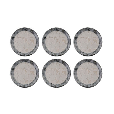 Ensemble d'assiettes à dessert (6 pièces)