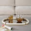Plateau ovale en cuir Uttermost Chypre