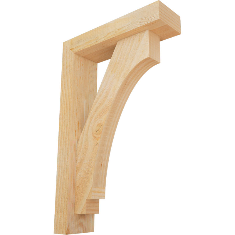 Support de bloc impérial avec entretoise décalée, 22 x 14, Sapin Douglas de l 4 po (scié brut)