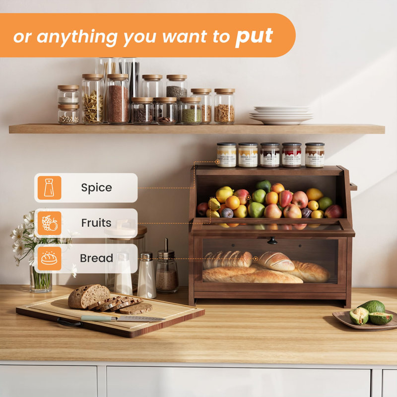 Wood Food Storage Container