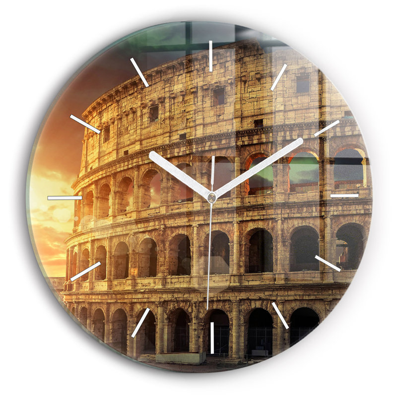 Glass Wall Clock