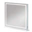 Miroir de salle de bain avec lumières, bande lumineuse en cristal, commande tactile intelligente, 3 couleurs à intensité variable, grossissement 10 fois pour une expérience de maquillage luxueuse