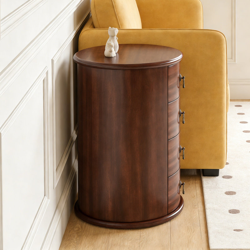 Table de chevet en bois, table d'appoint
