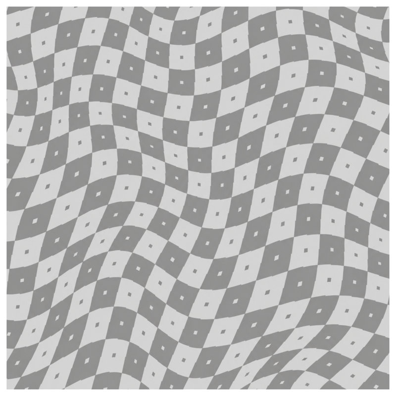 Wavy Checkered Pattern Comforter, Twin Extra Long