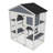 Outstanding Wooden Outdoor Cat House with Multiple Features for Pets