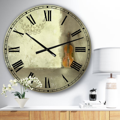 Resting Notes - Oversized Cottage Wall Clock