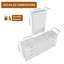Ensemble de meuble-lavabo flottant moderne 72 "avec lavabo en résine et tiroirs à fermeture en douceur Hearthstone.