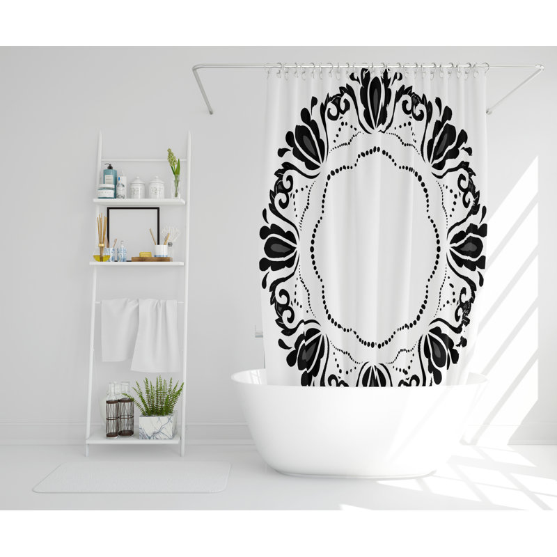 Grumium Polyester Shower Curtain, 168cm H x 168cm W