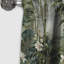 Bambou à motif tropical - Rideaux à motif floral - Rideau occultant à motif floral - 1 panneau-107545907