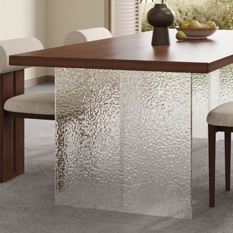Grande table en chêne massif moderne et durable, H 29,52 po x L 55,11 po x l 27,55 po
