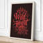 Wild Heart Typography - Wrapped Canvas-258021517-258021519