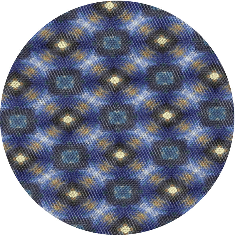 Tapis bleu, Rond 8 pi