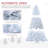 Regular (Full) Artificial Christmas Tree with White Needles-106493281