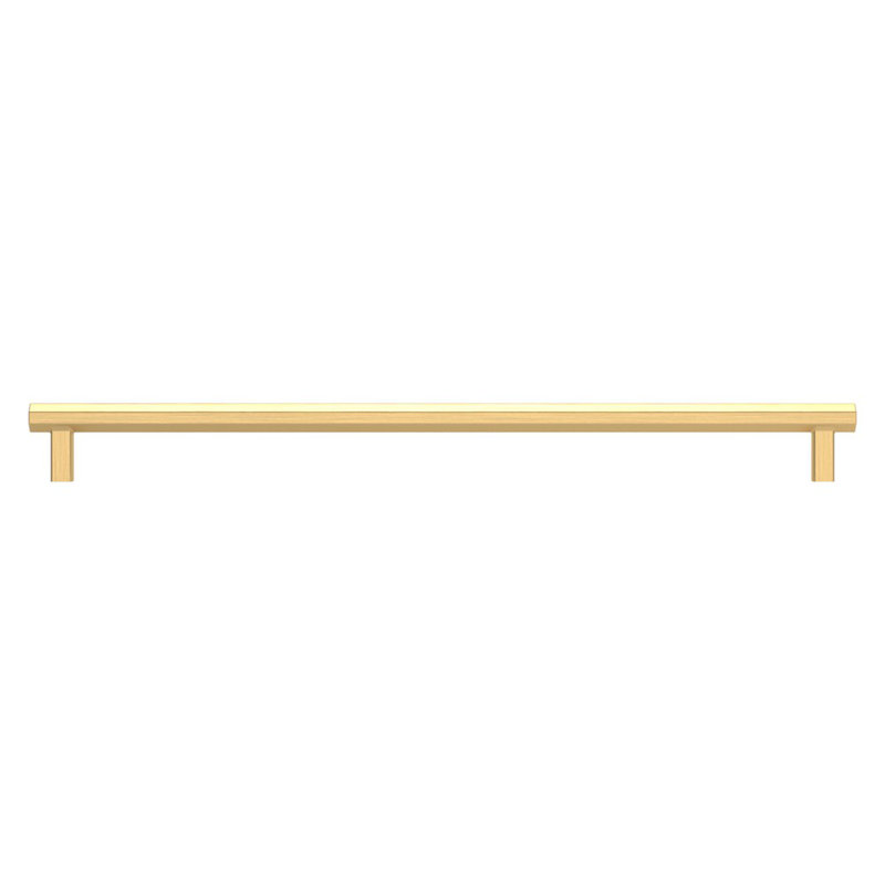 4419 Octagonal Pull, 12" CTC, Satin Brass