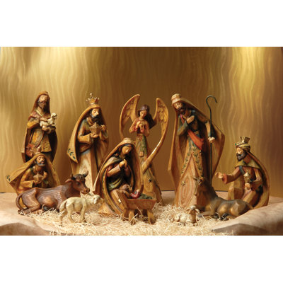 Nativity Scene - Wrapped Canvas Print