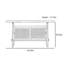 Vitrine en rotin de style Wabi Sabi