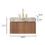 Armoire de salle de bain flottante Mid-Century