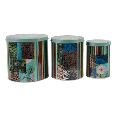 Ensemble de 3 boîtes décoratives Yuva