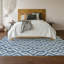 Premium Machine Washable Cerrito Blue Rug-105690749