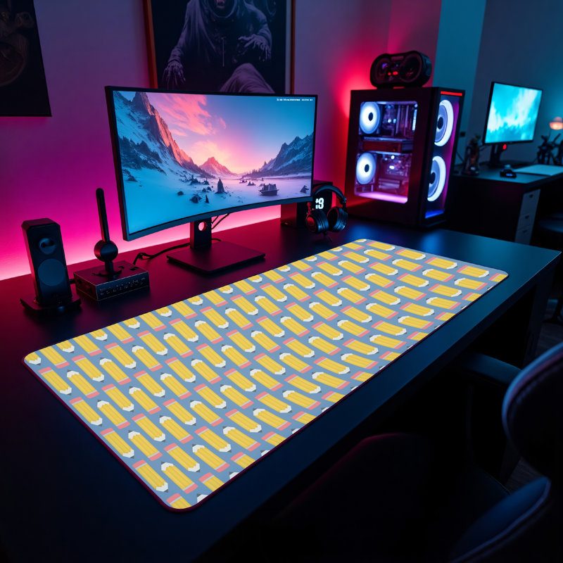 Polyester Desk Pad, 14.4x12.1