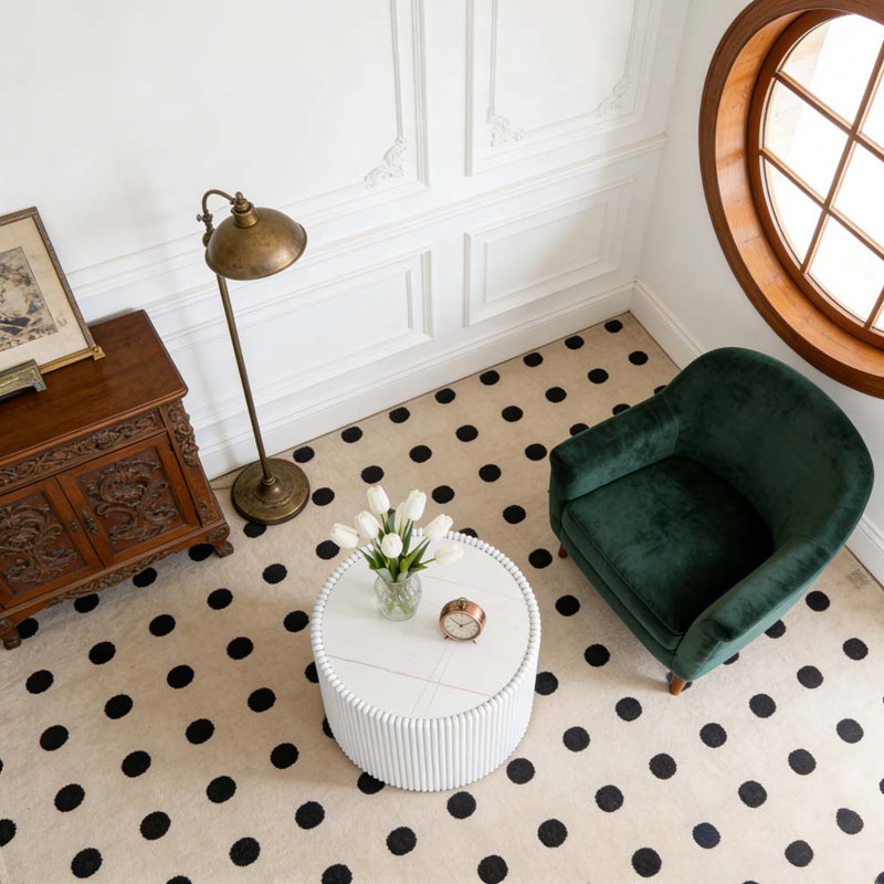 Table d'appoint, Blanc lait