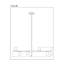 Lustre cylindrique Spoutnik à 5 lumières Jamari-1854851038
