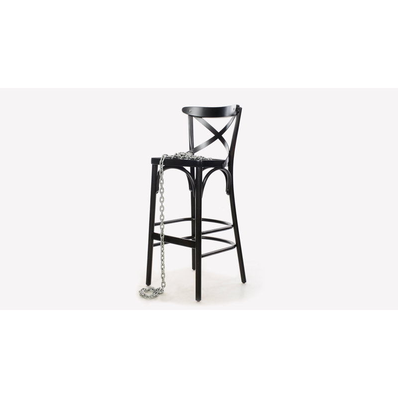 Tabouret de bar 30 po Afkar, Noir