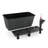 2-Pack Smart Self-Watering Rectangle Planter For Indoor And Outdoor - Hand Woven Wicker - Espresso-663329876