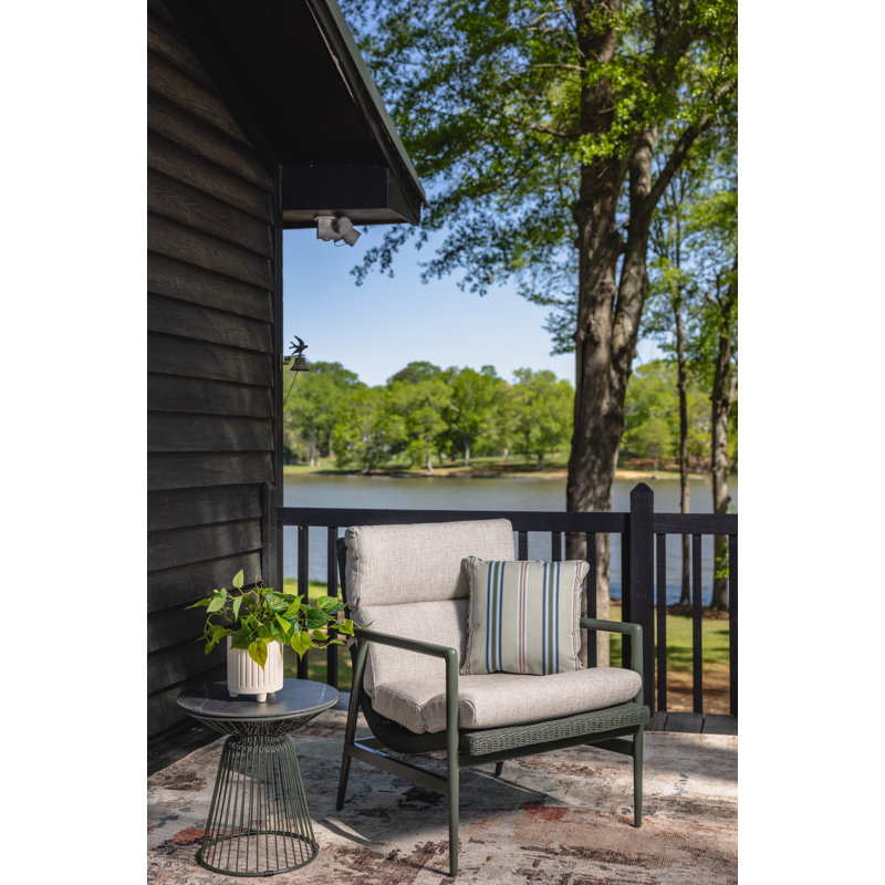 Outdoor Dining Armchair, Hickory