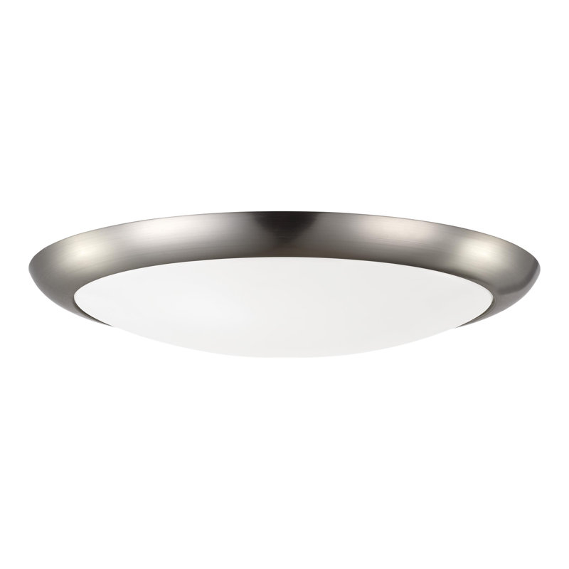 Decklan 12.37'' 3 - Light Bowl Ceiling Fan Light Kit, Brushed Steel