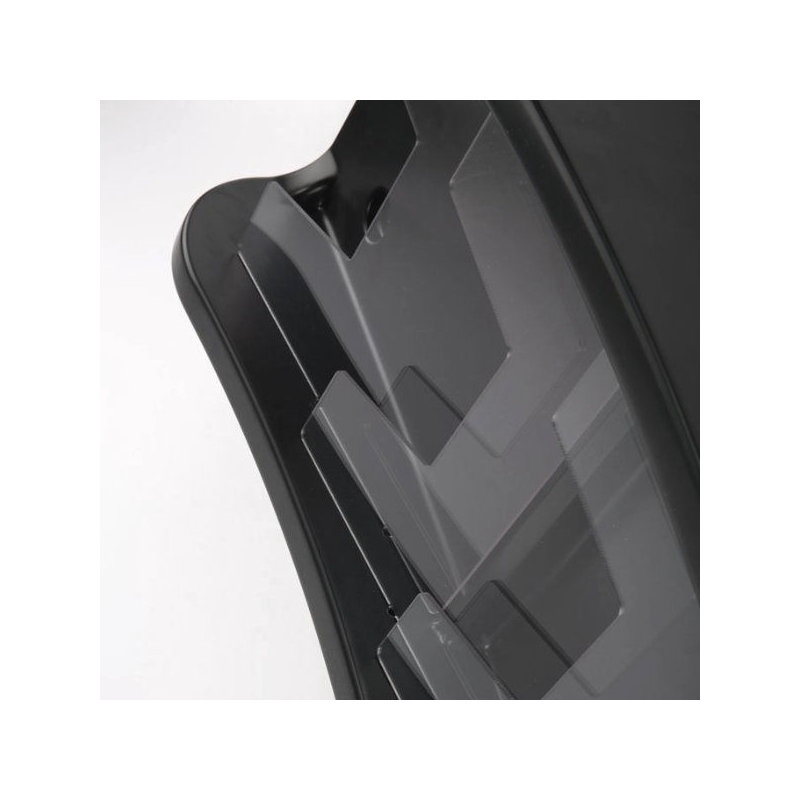 Porte-brochures mural prime, Noir