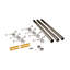 Quincaillerie et tubulure de fixation sous le comptoir 24 pi-98800083