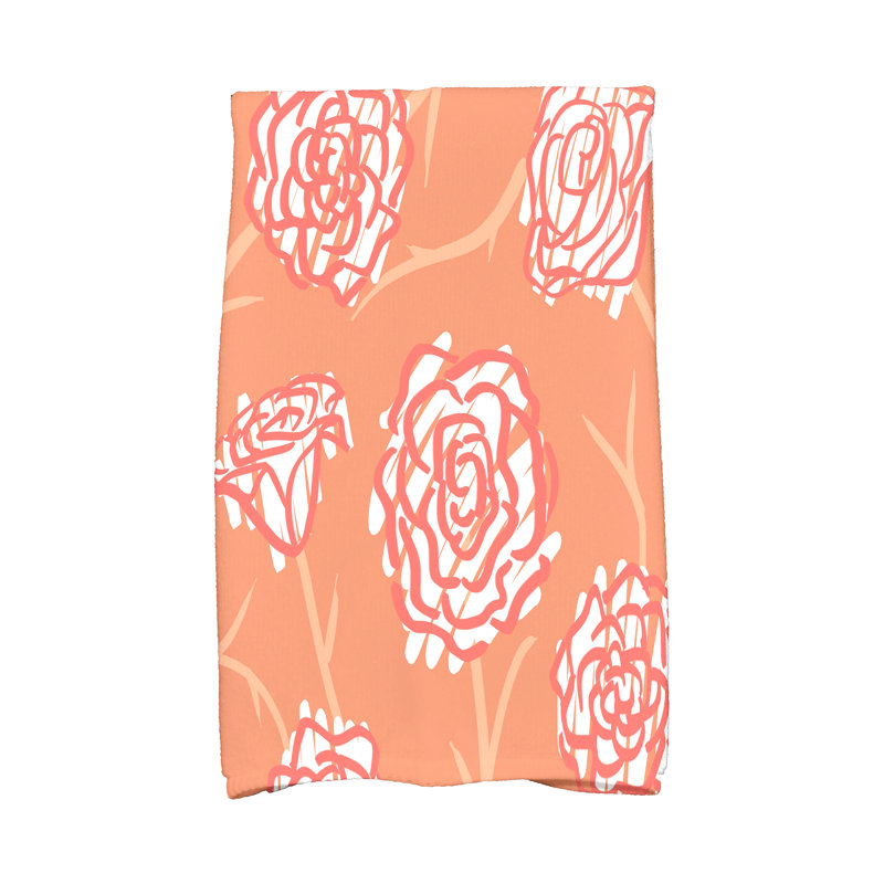 Slezak Hand Towel, Coral