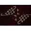 Tapis oriental géométrique Bokhara noué à la main 8 x 12
