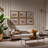Lisbon Bouclé Sofa - Oyster/Matte Bronze