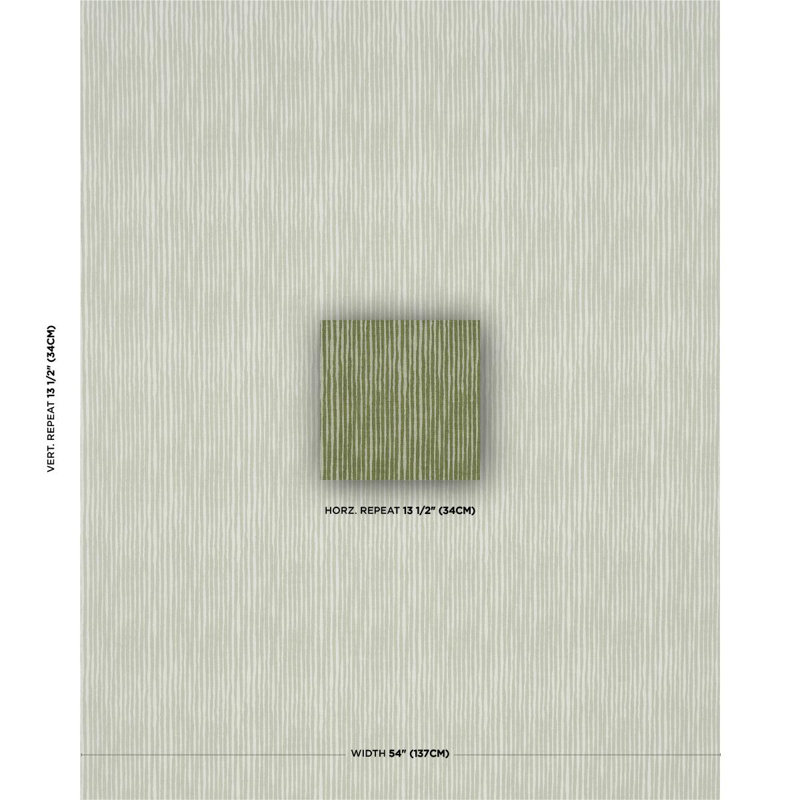 Schumacher X Laura Gonzalez Hallucination Fabric, Green