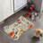 Radiant Blossoms - 1 Piece Bone Shape Feeding Mat