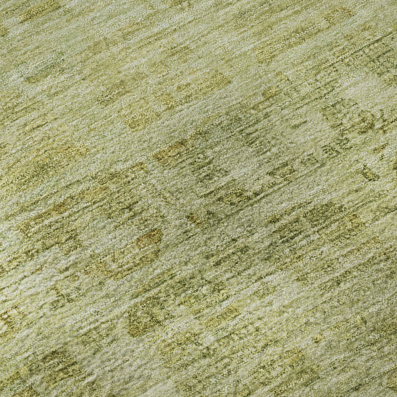 Premium Machine Washable Verlin AMF1775 Border Rug, Round 8'