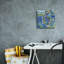  «Field View» par Cheryl Warrick, art mural sur toile, 12 po x 12 po