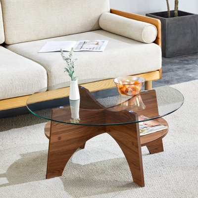 Glass Top Coffee Table