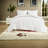 Elegant Twin Xl Jacquard Bedding Set, Hypoallergenic Polyester Comforter