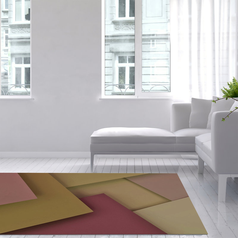 Fok Geometric Area Rug, Rectangle 140 x 200cm