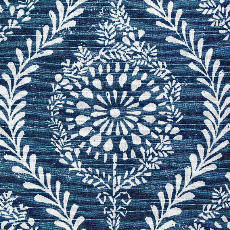 Manoir Marindol Print Fabric, Blue