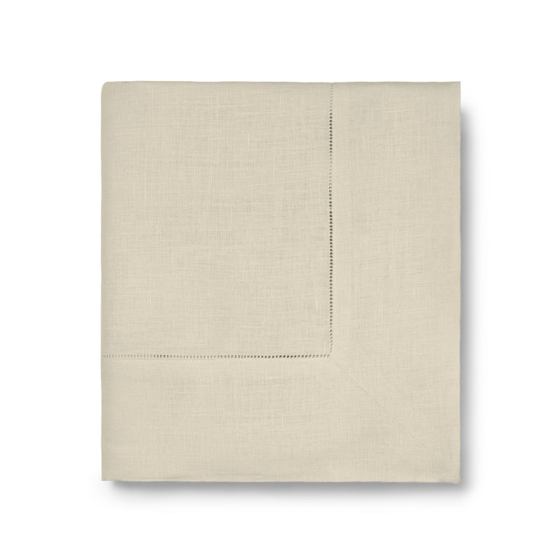 Festival Handmade Tablecloth, Oyster, 66" x 66"