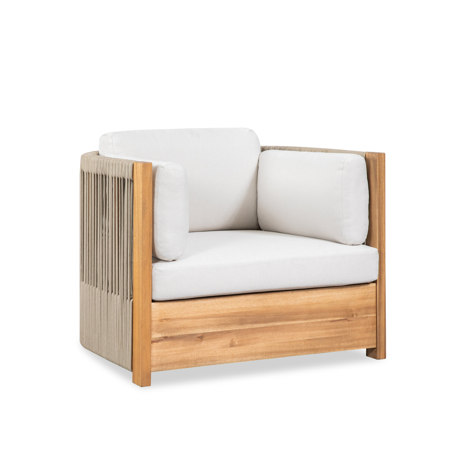 Layton Acacia Patio Lounge Chair